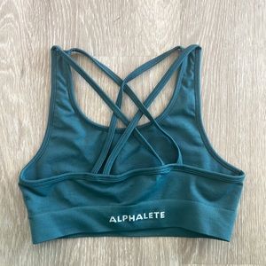 Alphalete Pier Blue Revival Sports Bra - Size S